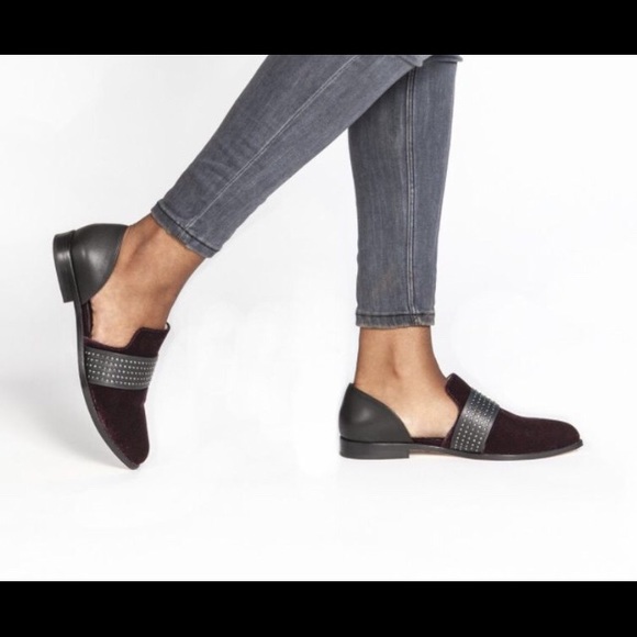 Matt Bernson sterling stud burgundy velvet - Picture 3 of 7